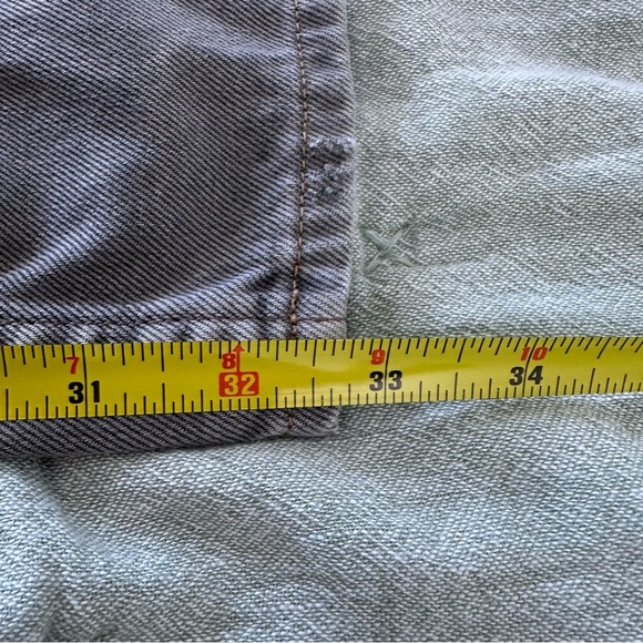 Allsaints Spitalfields Men’s Gray Jacks Place Straight Slim Leg Jeans 30x33 - Picture 8 of 8